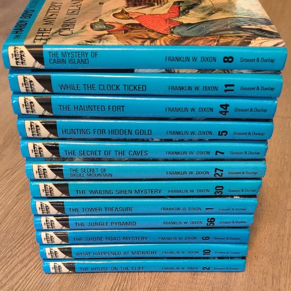 Hardy Boys Mystery Book Set in Blue